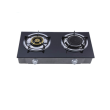 Tempered Glass Brass and Infrared cooker gas